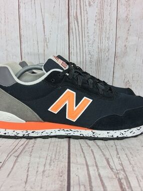 New Balance 515 Sneakers Men's Size 11 D Black Orange Running Shoes